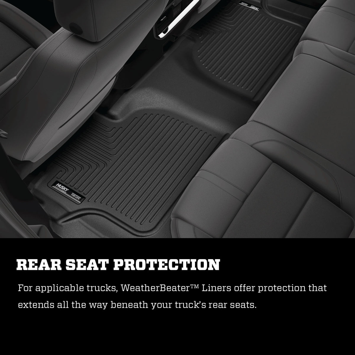Husky Liners WeatherBeater Front Floor Liners - 2 Piece Fits 2023-2026 Chevy Colorado, GMC Canyon