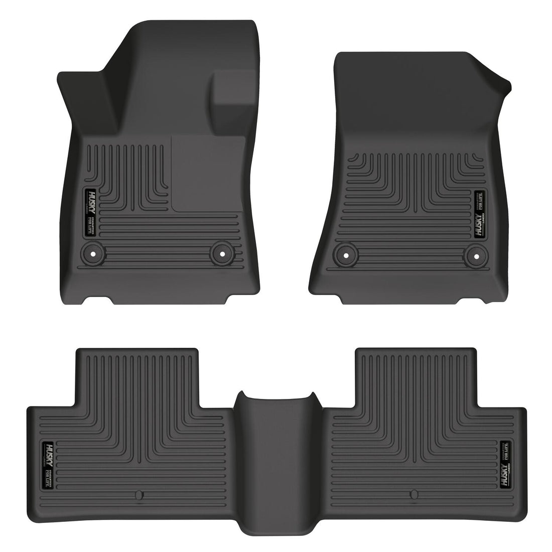 Husky Liners WeatherBeater Front & Second Seat Floor Liners - 3 Piece 95031