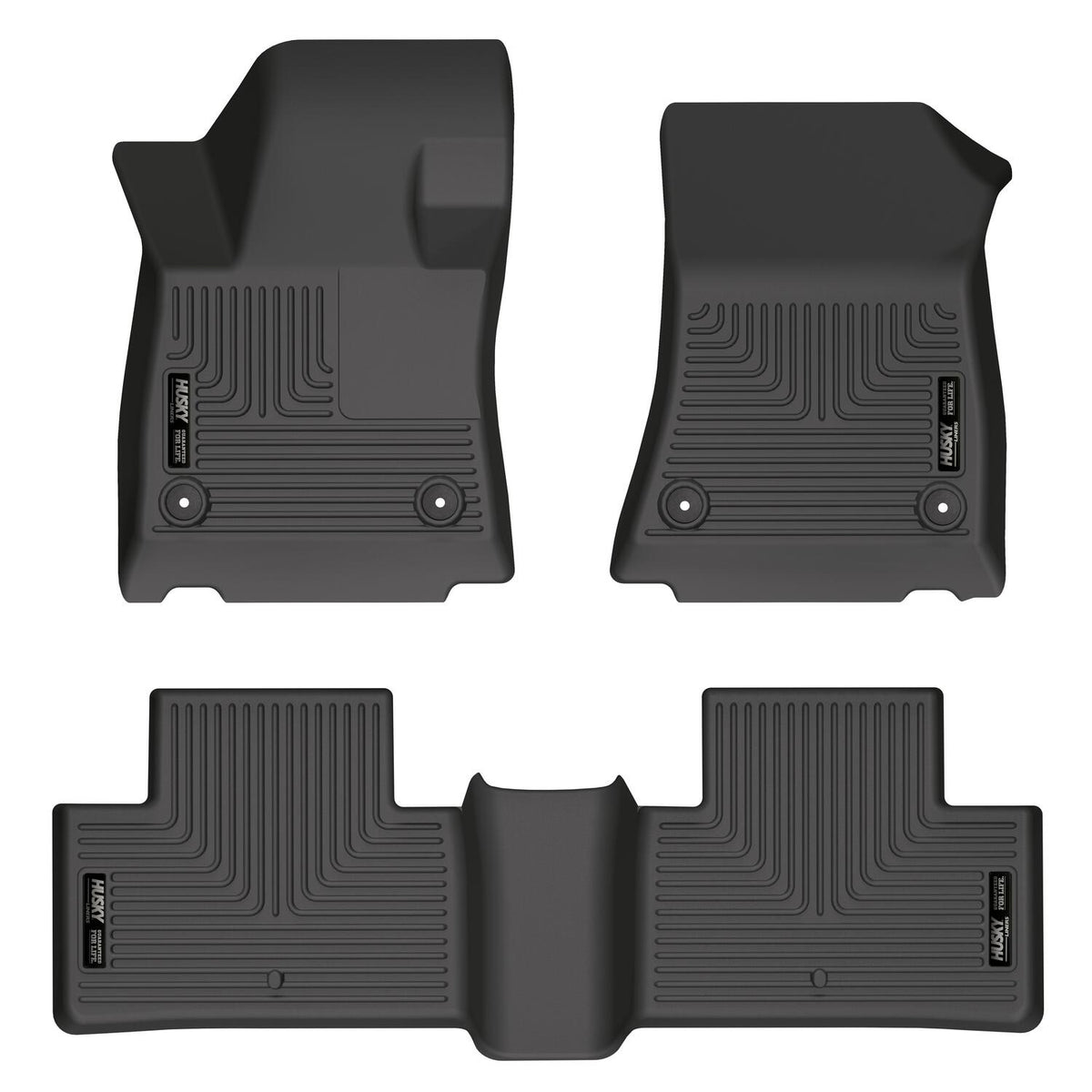 Husky Liners WeatherBeater Front & Second Seat Floor Liners - 3 Piece 95031