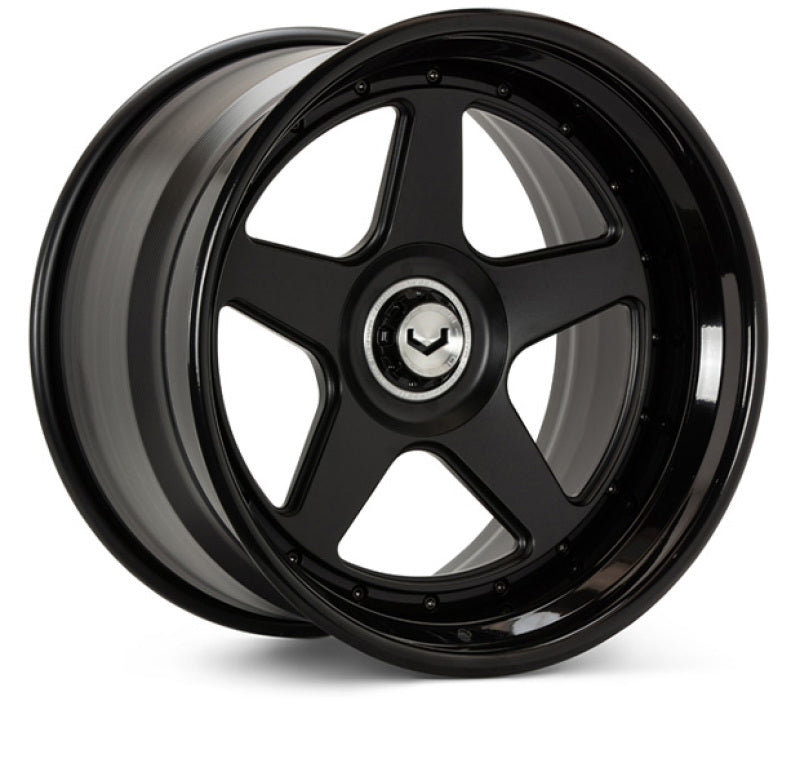 Vossen GEN-01 3pc Wheel | 20x9 | - Front | Centerlock - Satin Blk Cntr / Gloss Blk Out