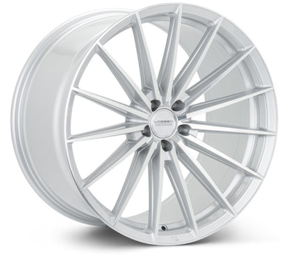 Vossen HFX-4 Wheel | 5x120 Bolt Pattern - Silver Polished / 19x8.5 / +30mm