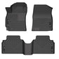 Husky Liners WeatherBeater Front & Second Seat Floor Liners - 3 Piece Fits 2021-2026 Hyundai Elantra