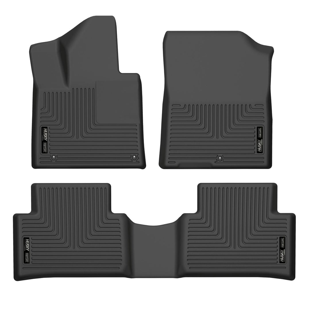 Husky Liners WeatherBeater Front & Second Seat Floor Liners - 3 Piece Fits 2021-2025 Kia Sorento