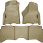 Husky Liners WeatherBeater Front & Second Seat Floor Liners - 3 Piece Fits Many 2009-2024 Dodge, Ram