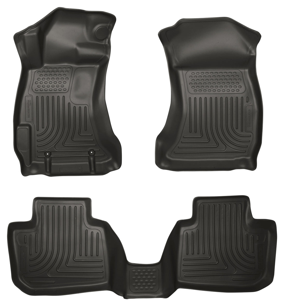 Husky Liners WeatherBeater Front & Second Seat Floor Liners - 3 Piece 98841