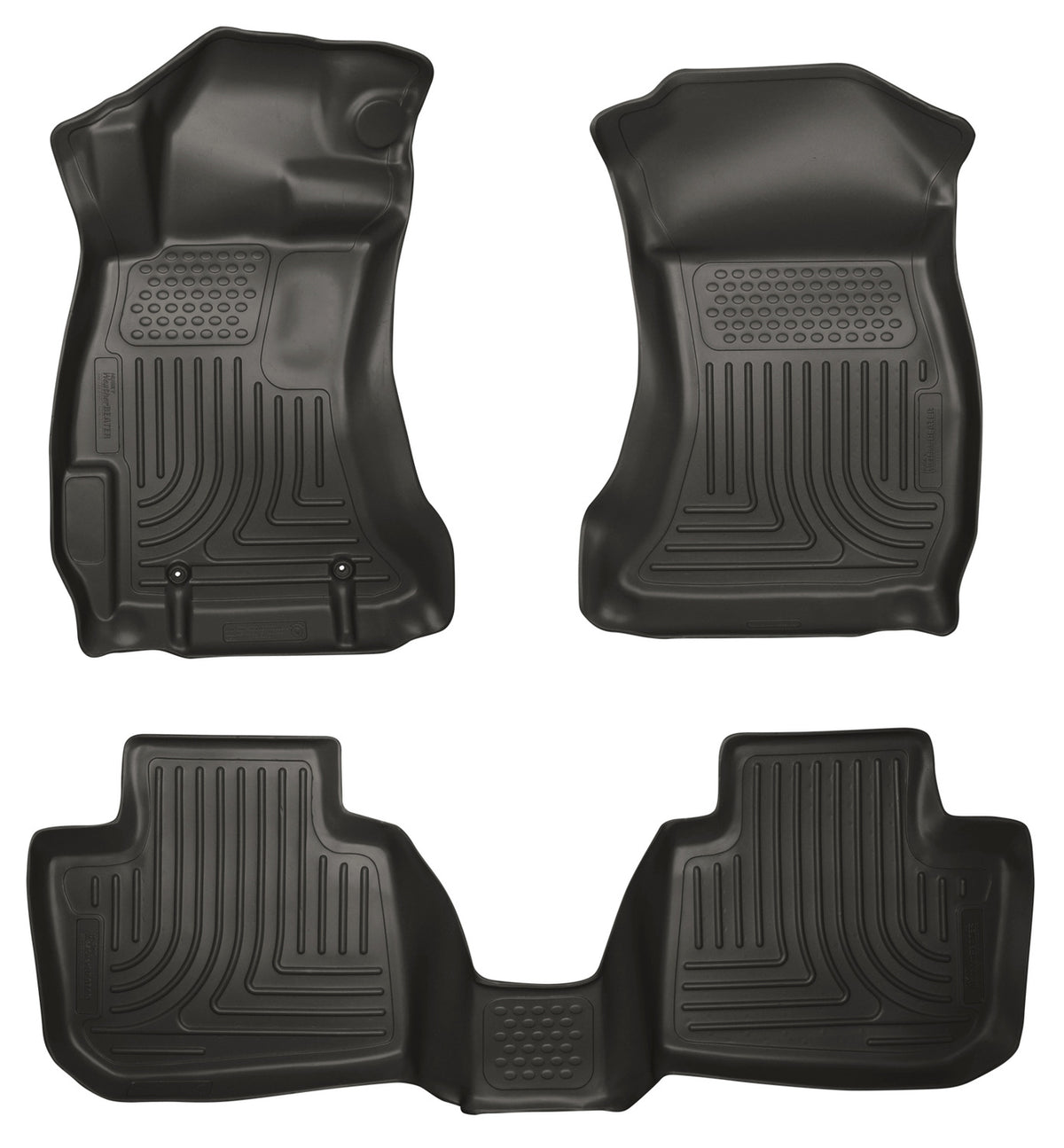 Husky Liners WeatherBeater Front & Second Seat Floor Liners - 3 Piece 98841