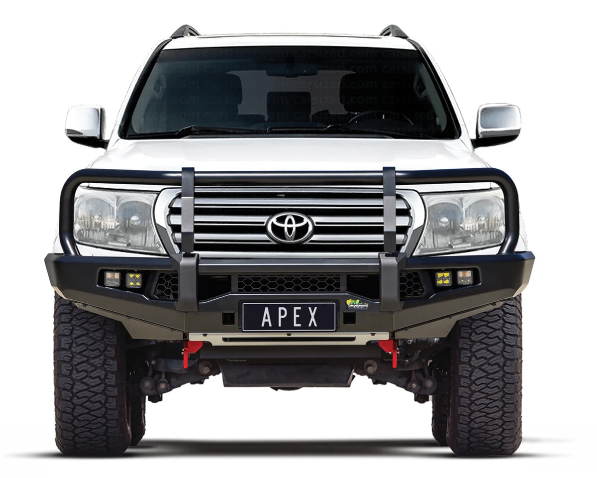 Apex Triple Hoop Front Bumper for Toyota Land Cruiser 200 Series (2008-2011)