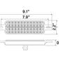 Replacement Bumper LED Indicators Clear Lens- Pair