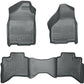 Husky Liners WeatherBeater Front & Second Seat Floor Liners - 3 Piece Fits 2002-2008 Ram 1500, 2003-2009 2500/3500