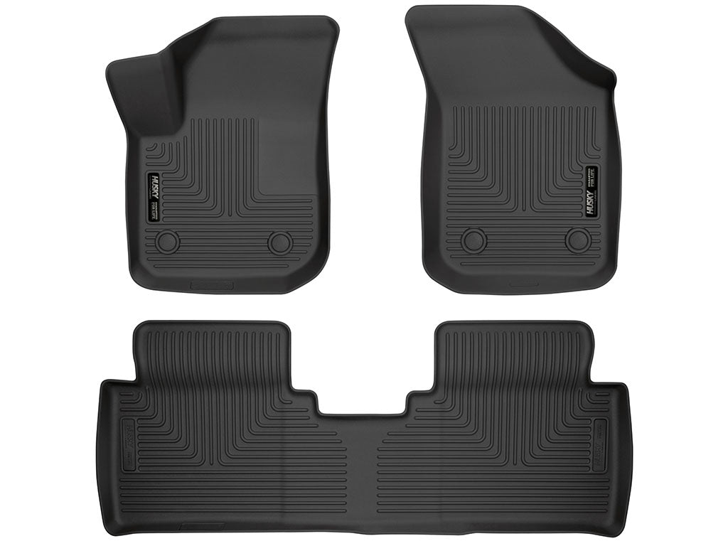 Husky Liners WeatherBeater Front & Second Seat Floor Liners - 3 Piece Fits 2016-2020 Buick Envision