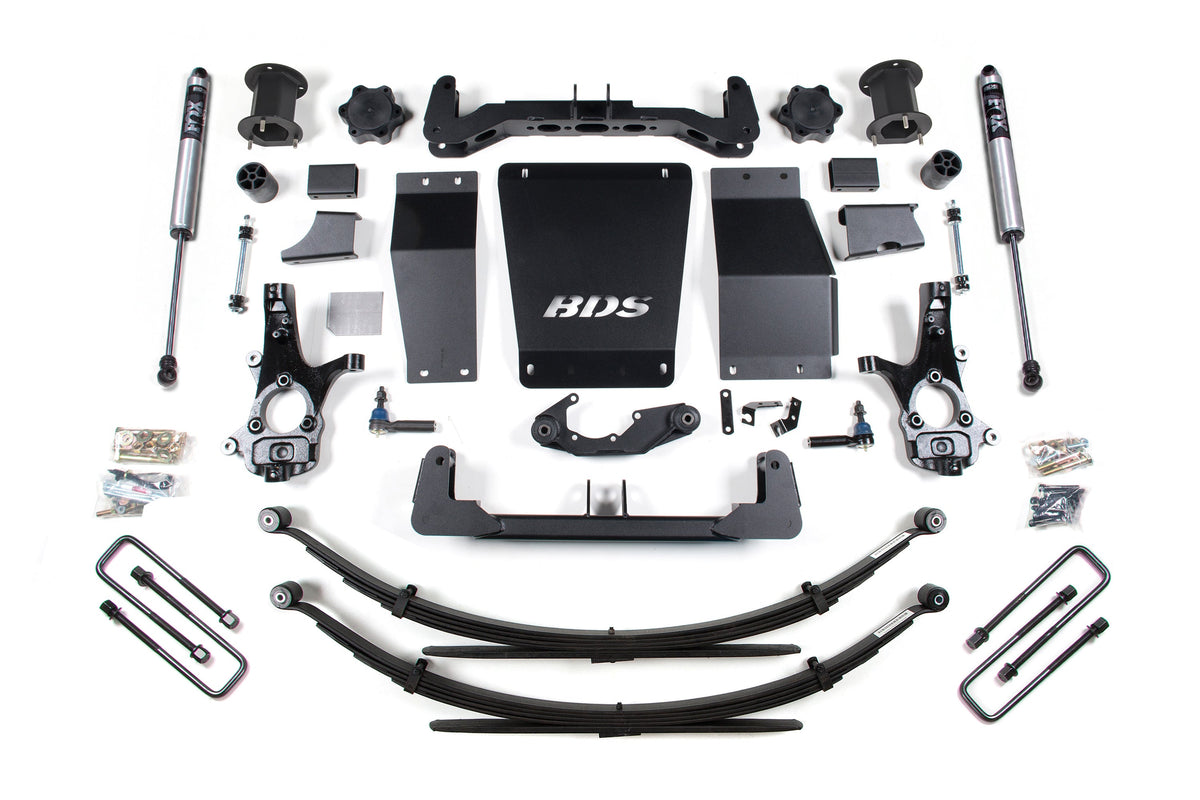 BDS Suspension 6.5 Inch Lift Kit | Chevy Silverado or GMC Sierra 1500 (14-18) 4WD