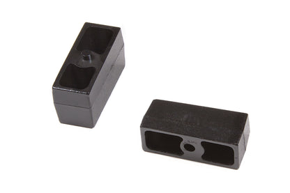 BDS Suspension Rear Lift Blocks - 3/4 in Pin - Cast Iron | 2 Inch Lift | Universal Fitment