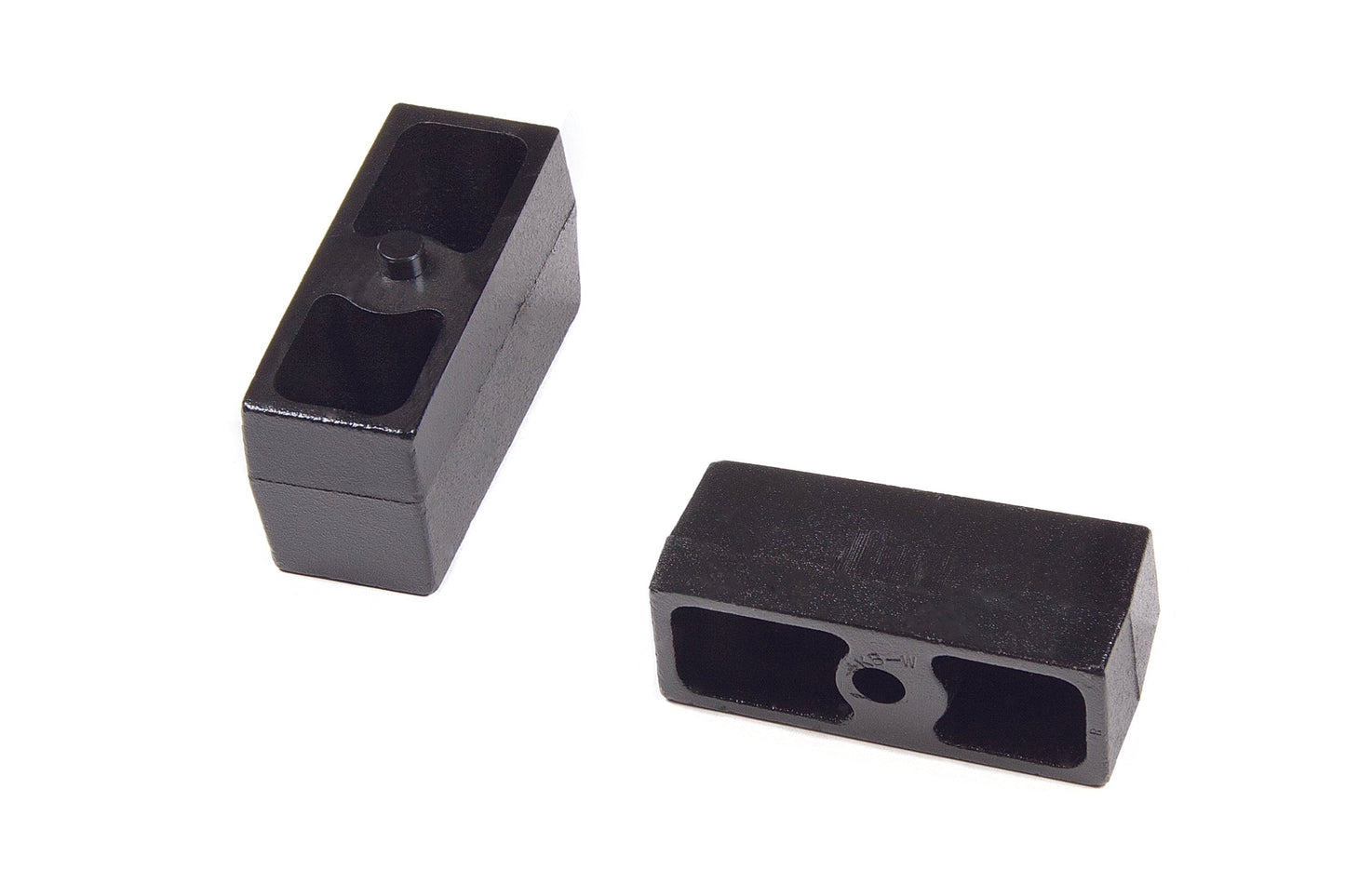 BDS Suspension Rear Lift Blocks - 5/8 in Pin - Cast Iron | 2 Inch Lift | Universal Fitment - Trucks R Us