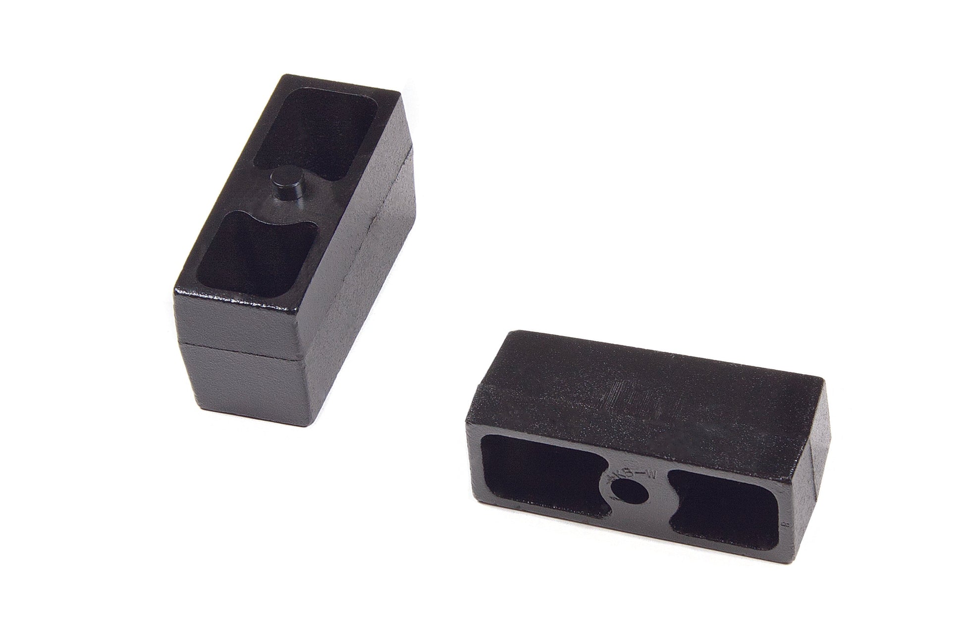 BDS Suspension Rear Lift Blocks - 5/8 in Pin - Cast Iron | 2 Inch Lift | Universal Fitment - Trucks R Us