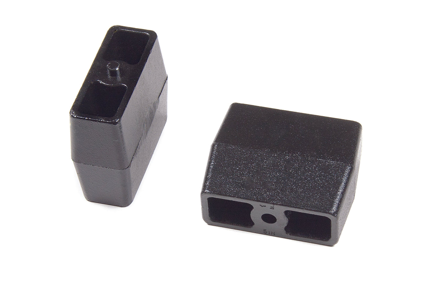 BDS Suspension Rear Lift Blocks - 9/16 in Pin - Cast Iron | 5 Inch Lift | Universal Fitment - Trucks R Us