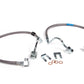 BDS Suspension Front Brake Line Set | Stainless Steel | Fits 6-8 Inch Lift | Ford F150 (04-08) 4WD - Trucks R Us
