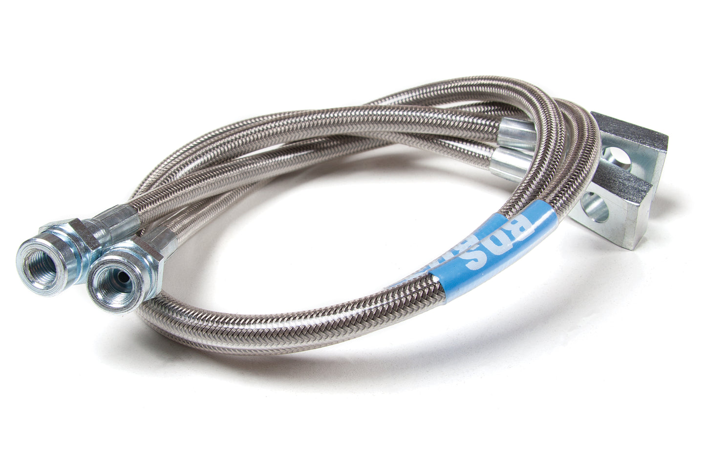 BDS Suspension Front Brake Line Set | Stainless Steel | Fits 3-6.5 Inch Lift | Jeep Wrangler YJ (87-95), TJ (97-06), and Cherokee XJ (84-01)