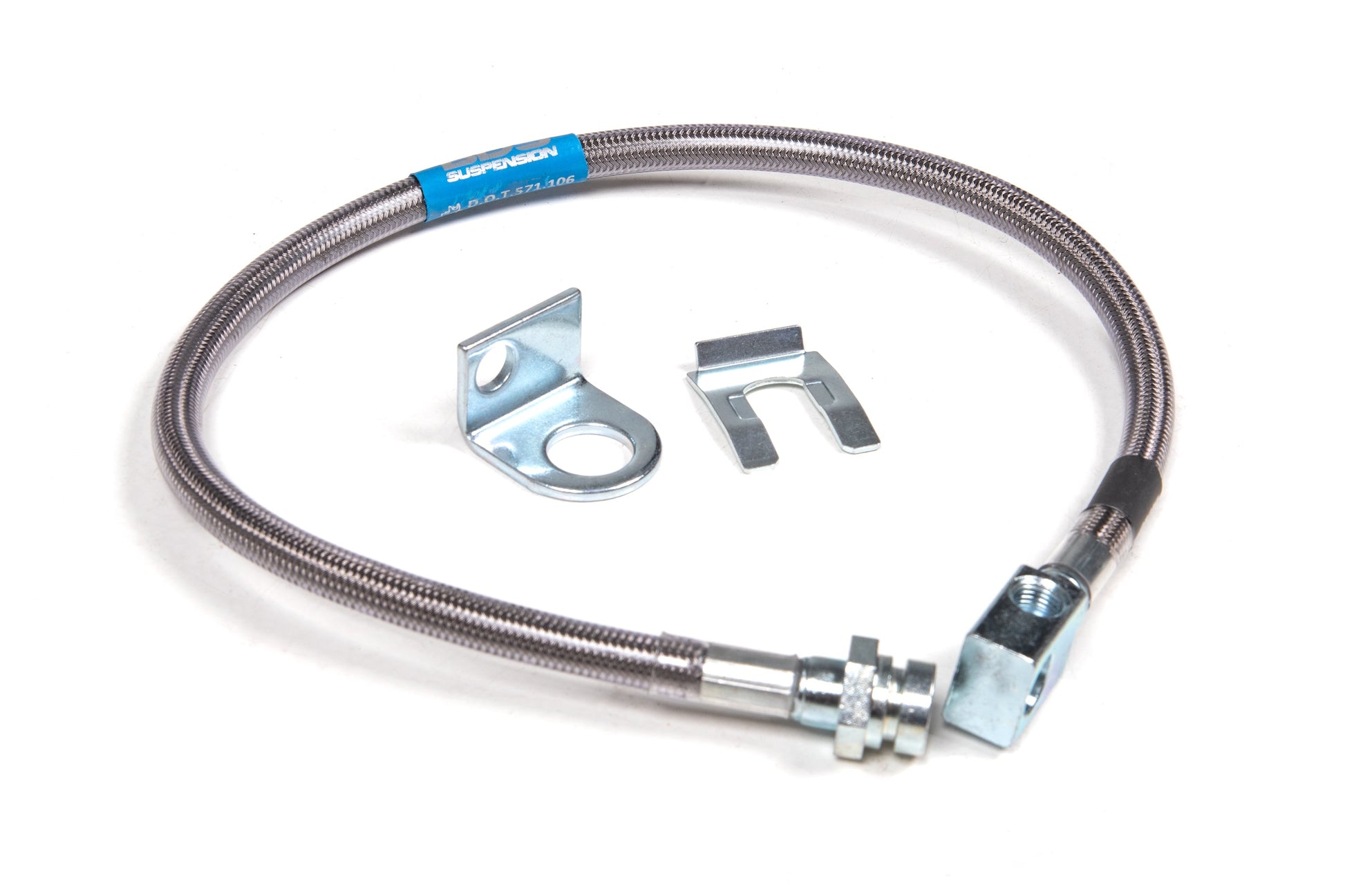 BDS Suspension Rear Brake Line | Stainless Steel | Fits 4-6.5 Inch Lift | Jeep Wrangler YJ (87-95) - Trucks R Us