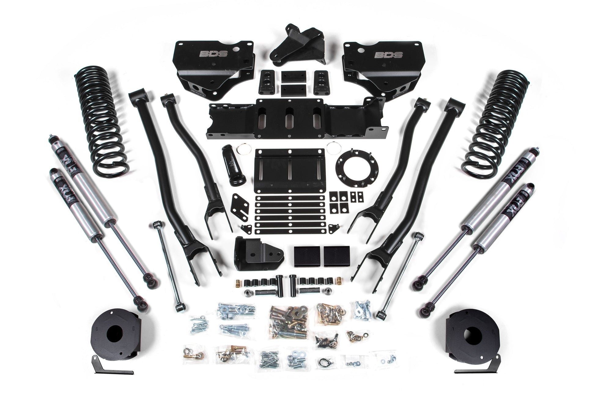 BDS Suspension 4 Inch Lift Kit w/ 4-Link | Ram 2500 w/ Rear Air Ride (19-24) 4WD | Diesel - Trucks R Us