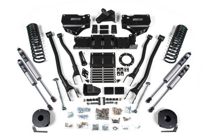 BDS Suspension 4 Inch Lift Kit w/ 4-Link | Ram 2500 w/ Rear Air Ride (19-24) 4WD | Diesel