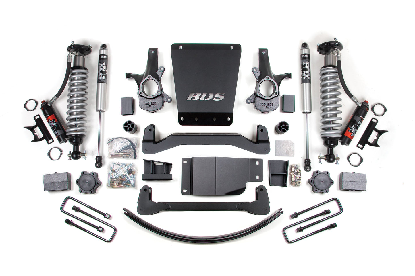 BDS Suspension 6 Inch Lift Kit | FOX Performance Elite Coil-Over | Chevy Silverado or GMC Sierra 1500 (07-13) 4WD