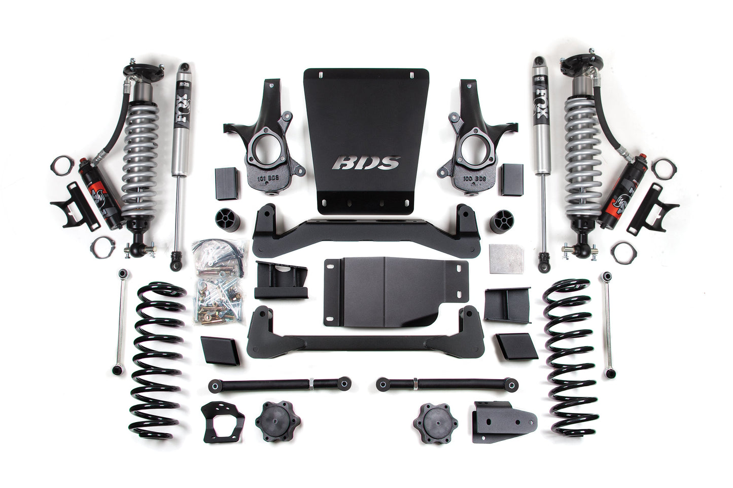 BDS Suspension 6 Inch Lift Kit | FOX 2.5 Performance Elite Coil-Over | Chevy/GMC Avalanche, Surburban, Tahoe, or Yukon 1500 (07-14) 4WD