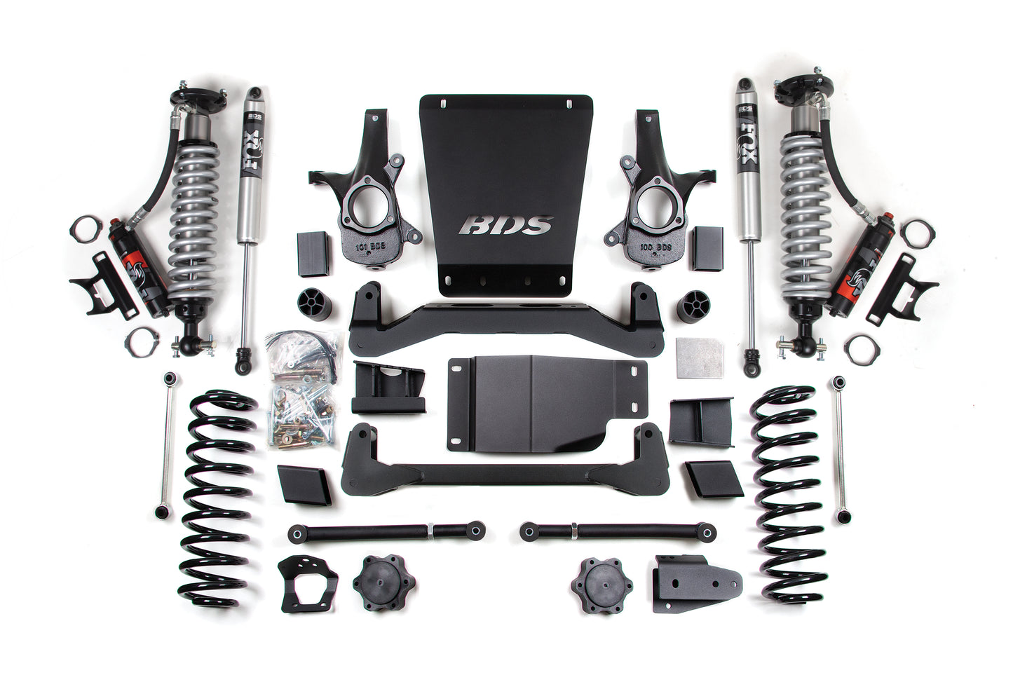 BDS Suspension 6 Inch Lift Kit | FOX 2.5 Performance Elite Coil-Over | Chevy/GMC Avalanche, Surburban, Tahoe, or Yukon 1500 (07-14) 4WD