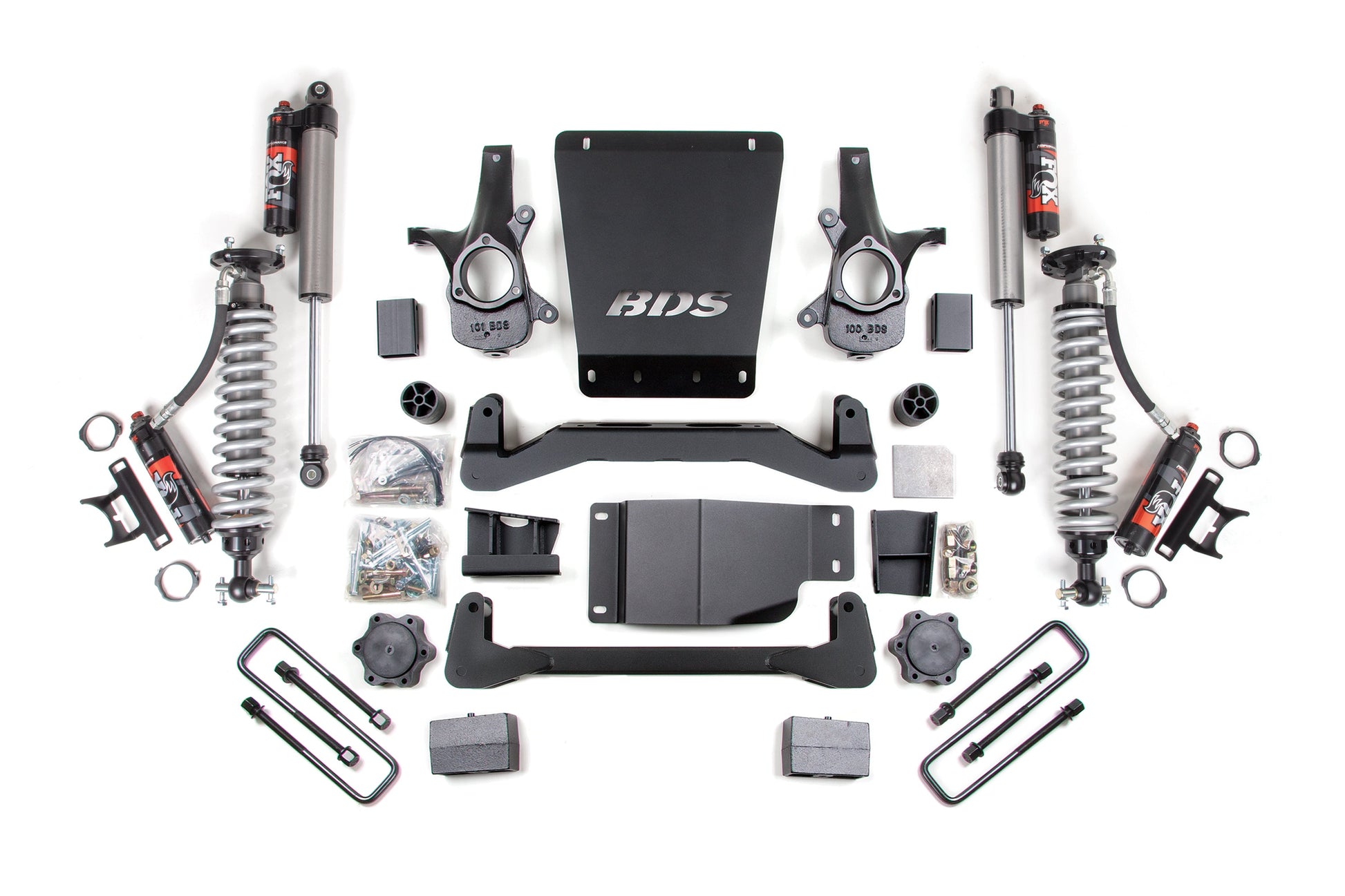 BDS Suspension 4 Inch Lift Kit | FOX Performance Elite Coil-Over | Chevy Silverado or GMC Sierra 1500 (07-13) 4WD - Trucks R Us
