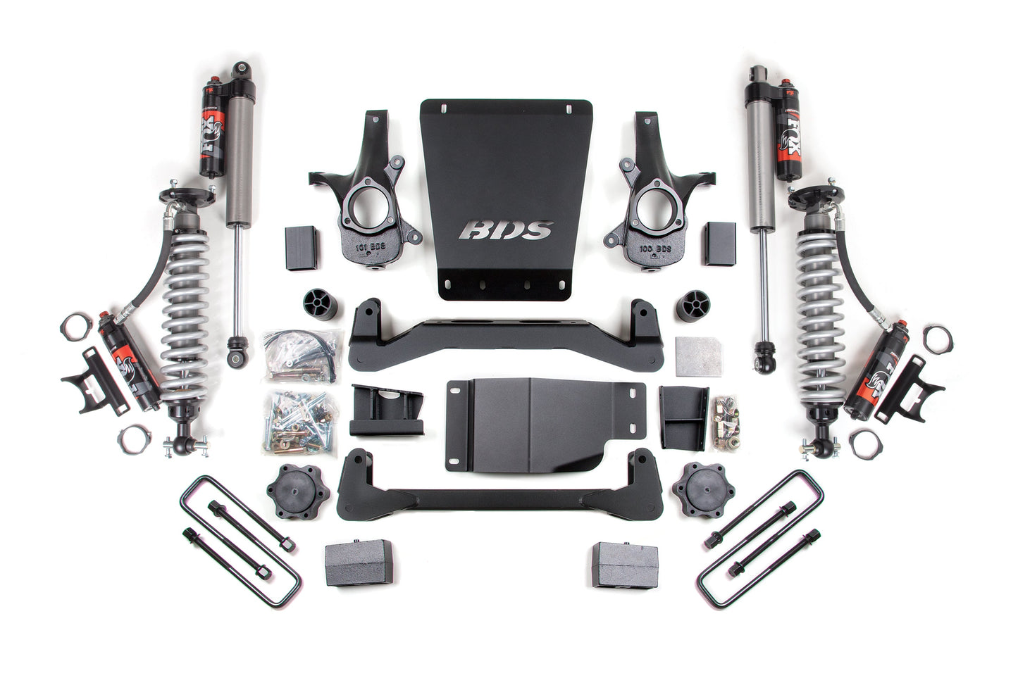 BDS Suspension 4 Inch Lift Kit | FOX Performance Elite Coil-Over | Chevy Silverado or GMC Sierra 1500 (07-13) 4WD