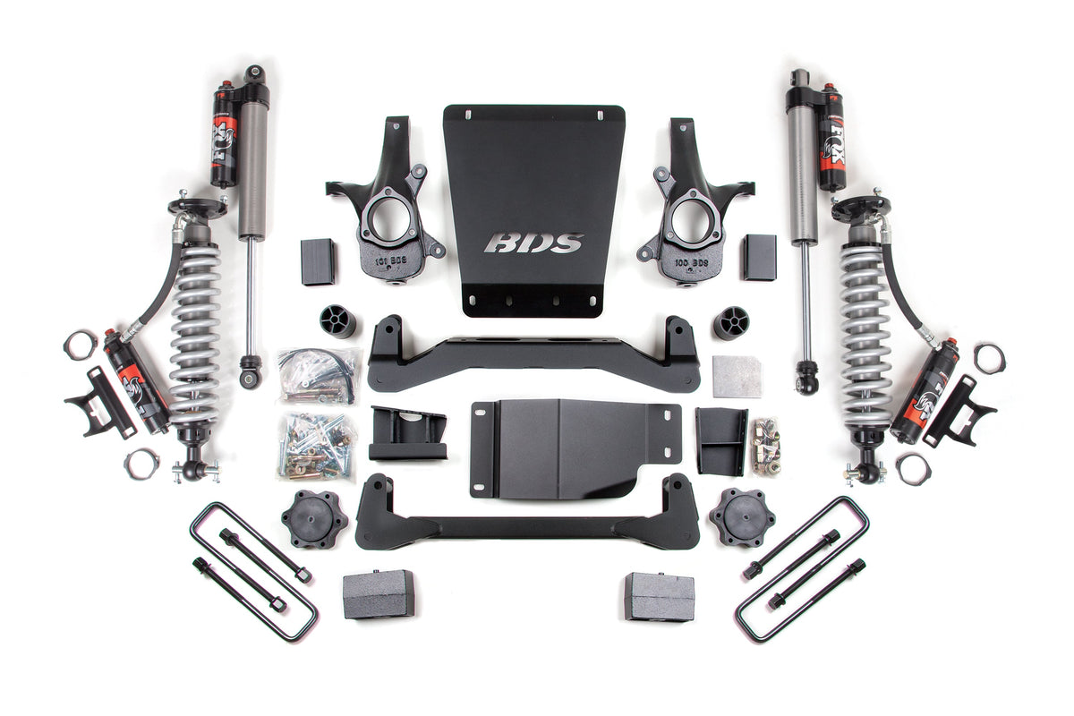 4 Inch Lift Kit | FOX Performance Elite Coil-Over | Chevy Silverado or GMC Sierra 1500 (07-13) 4WD - Trucks R Us
