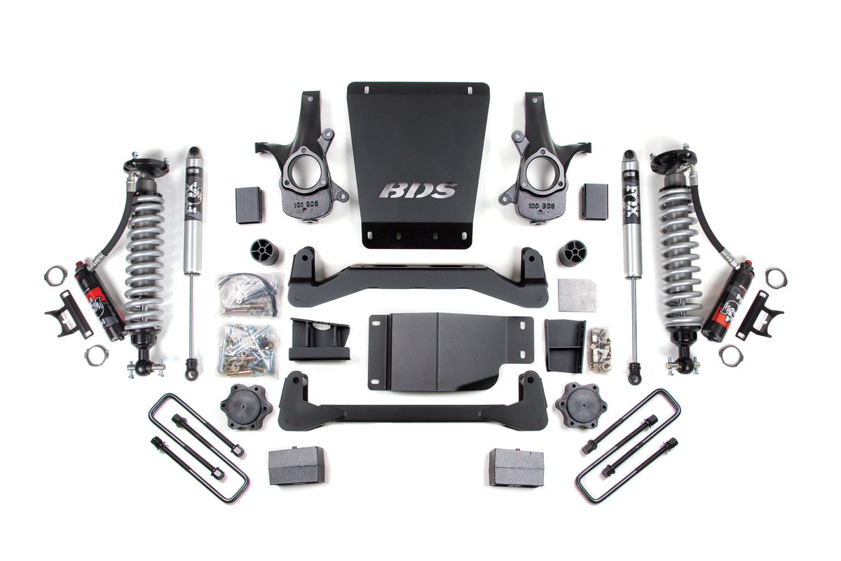 BDS Suspension 4 Inch Lift Kit | FOX Performance Elite Coil-Over | Chevy Silverado or GMC Sierra 1500 (07-13) 4WD - Trucks R Us