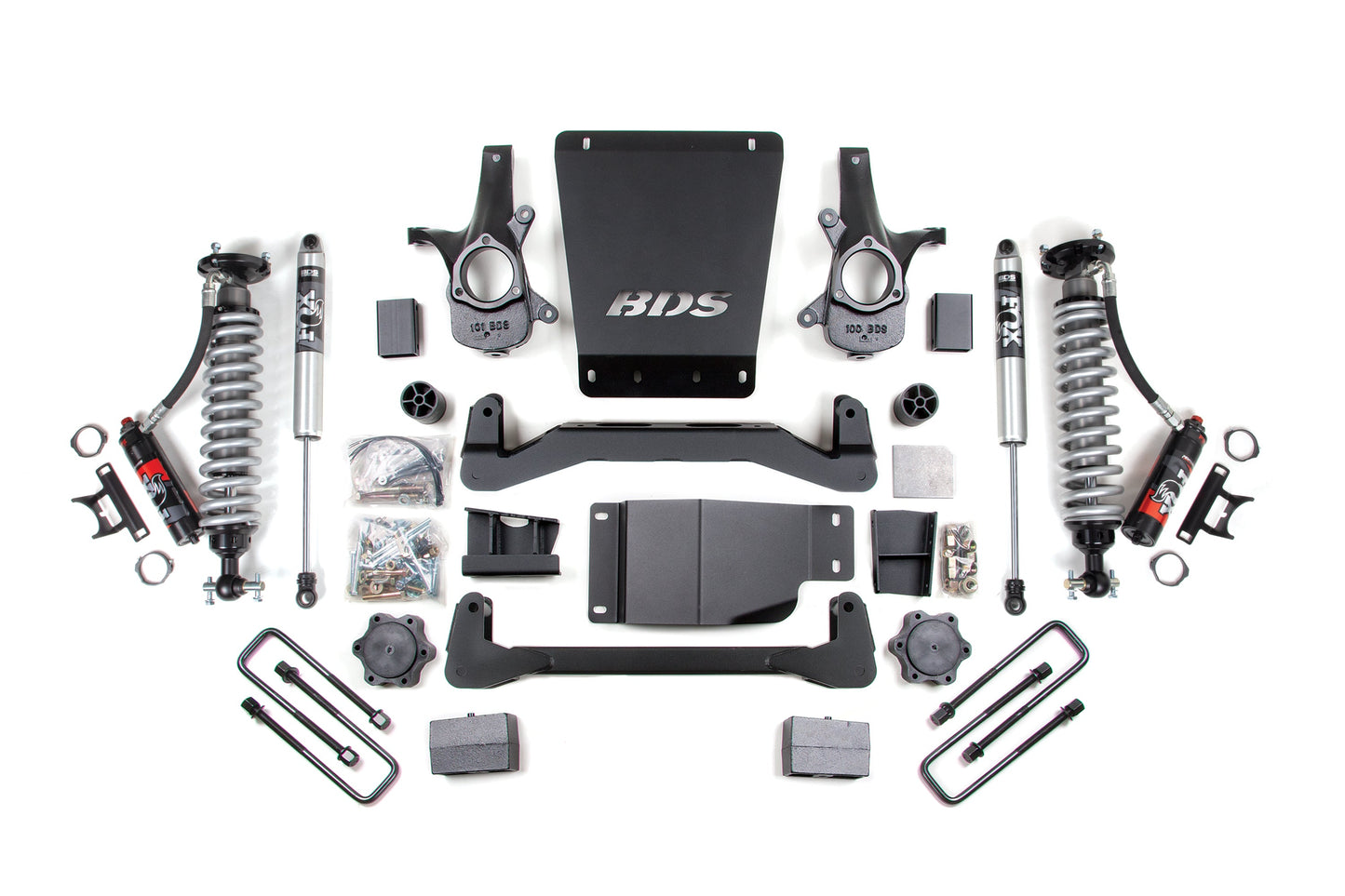 BDS Suspension 4 Inch Lift Kit | FOX Performance Elite Coil-Over | Chevy Silverado or GMC Sierra 1500 (07-13) 4WD