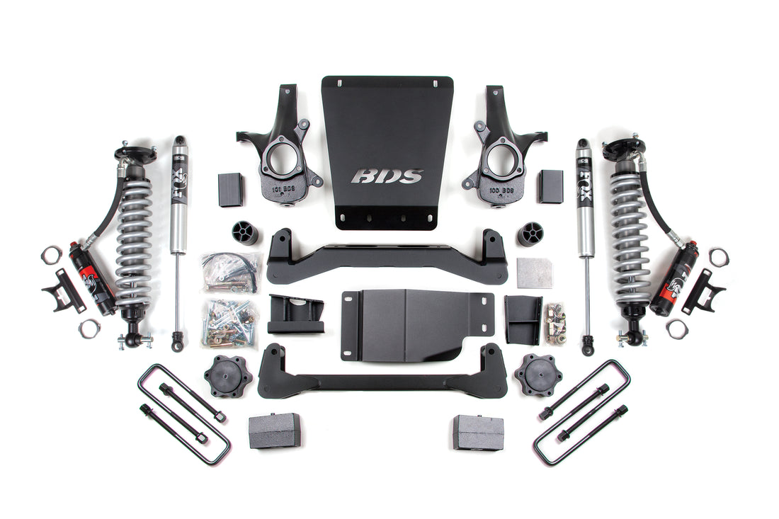 BDS Suspension 4 Inch Lift Kit | FOX Performance Elite Coil-Over | Chevy Silverado or GMC Sierra 1500 (07-13) 4WD