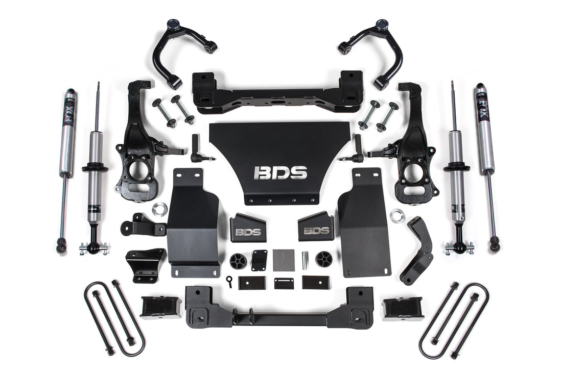 BDS Suspension 4 Inch Lift Kit | Chevy Silverado or GMC Sierra 1500 (25-26) 4WD | Gas