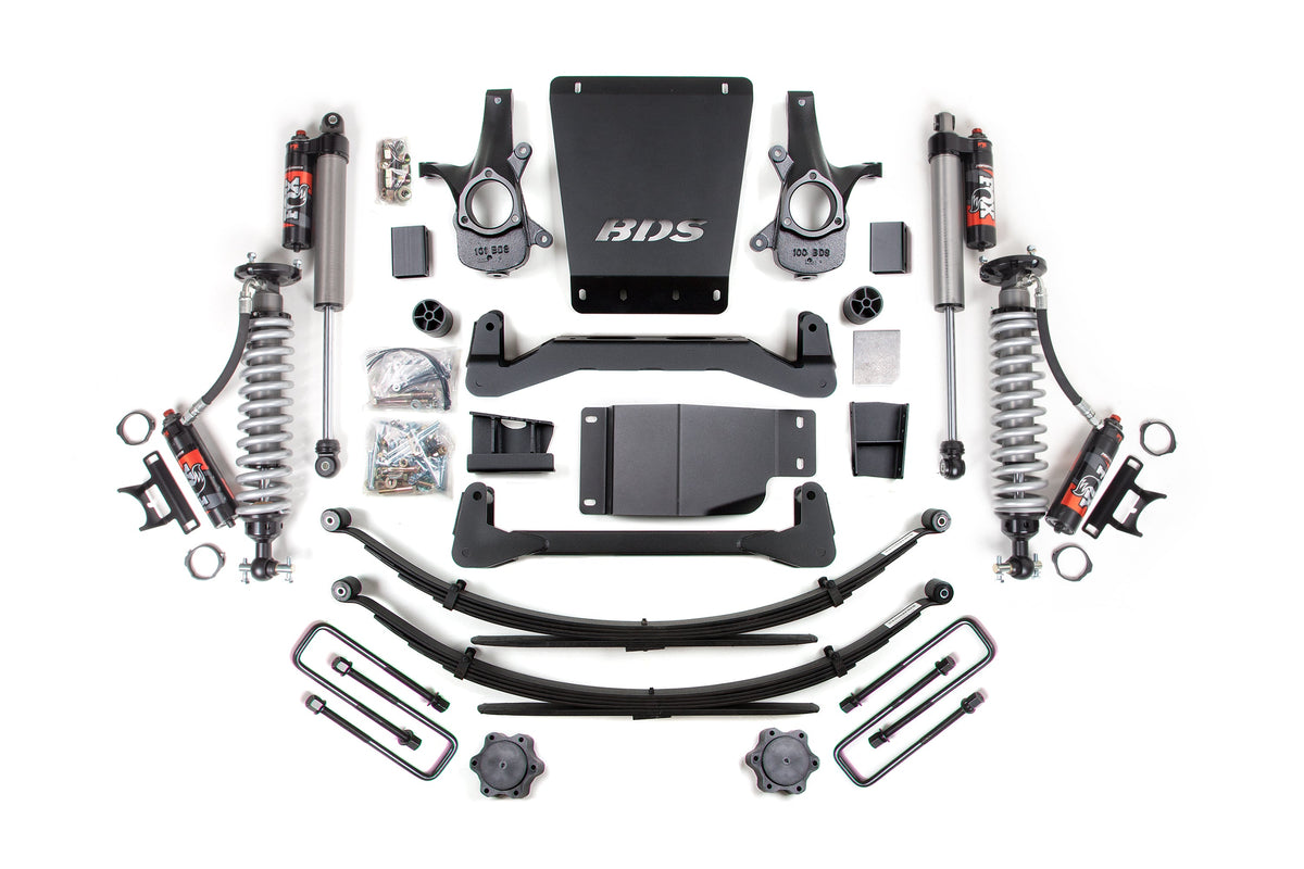 BDS Suspension 4 Inch Lift Kit | FOX Performance Elite Coil-Over | Chevy Silverado or GMC Sierra 1500 (07-13) 4WD - Trucks R Us