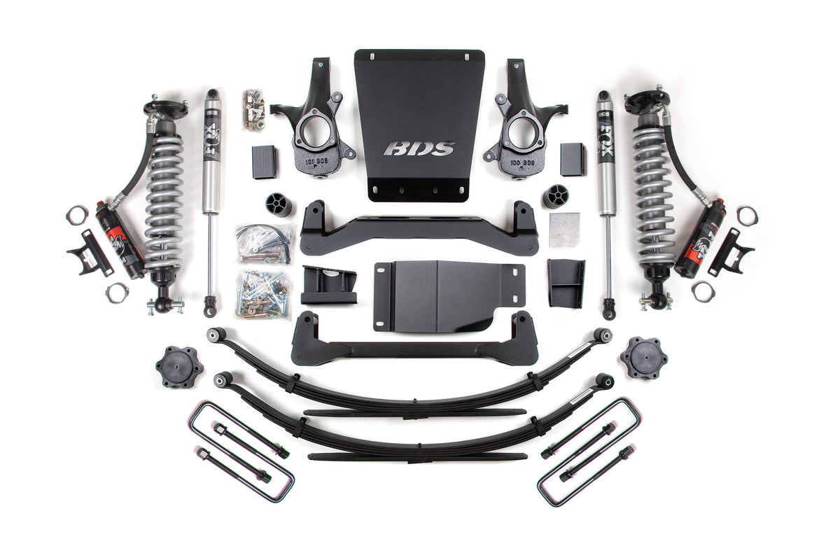 BDS Suspension 4 Inch Lift Kit | FOX Performance Elite Coil-Over | Chevy Silverado or GMC Sierra 1500 (07-13) 4WD - Trucks R Us