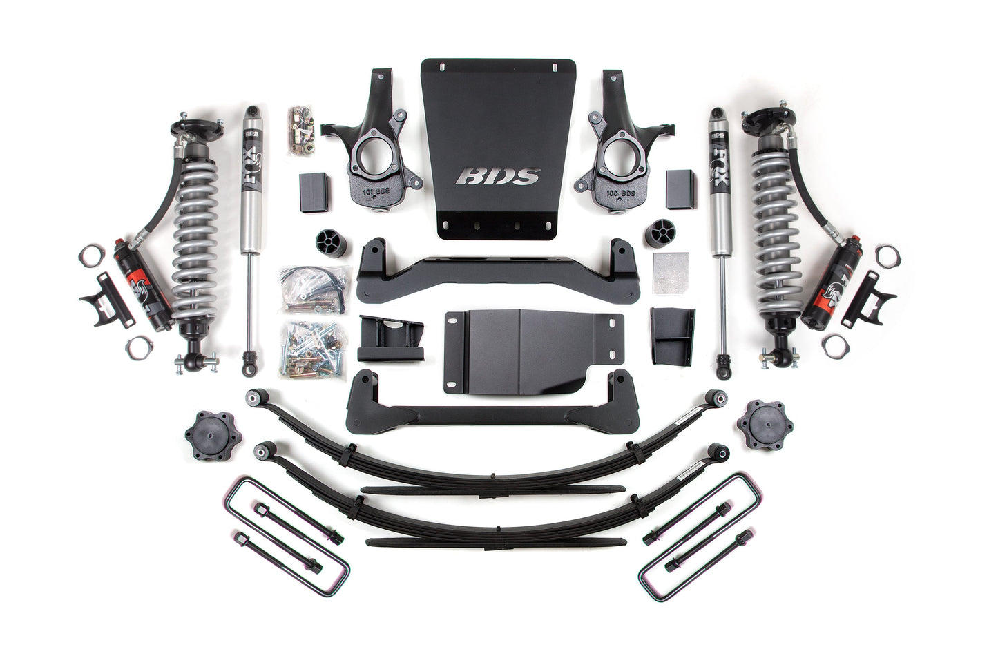 BDS Suspension 4 Inch Lift Kit | FOX Performance Elite Coil-Over | Chevy Silverado or GMC Sierra 1500 (07-13) 4WD