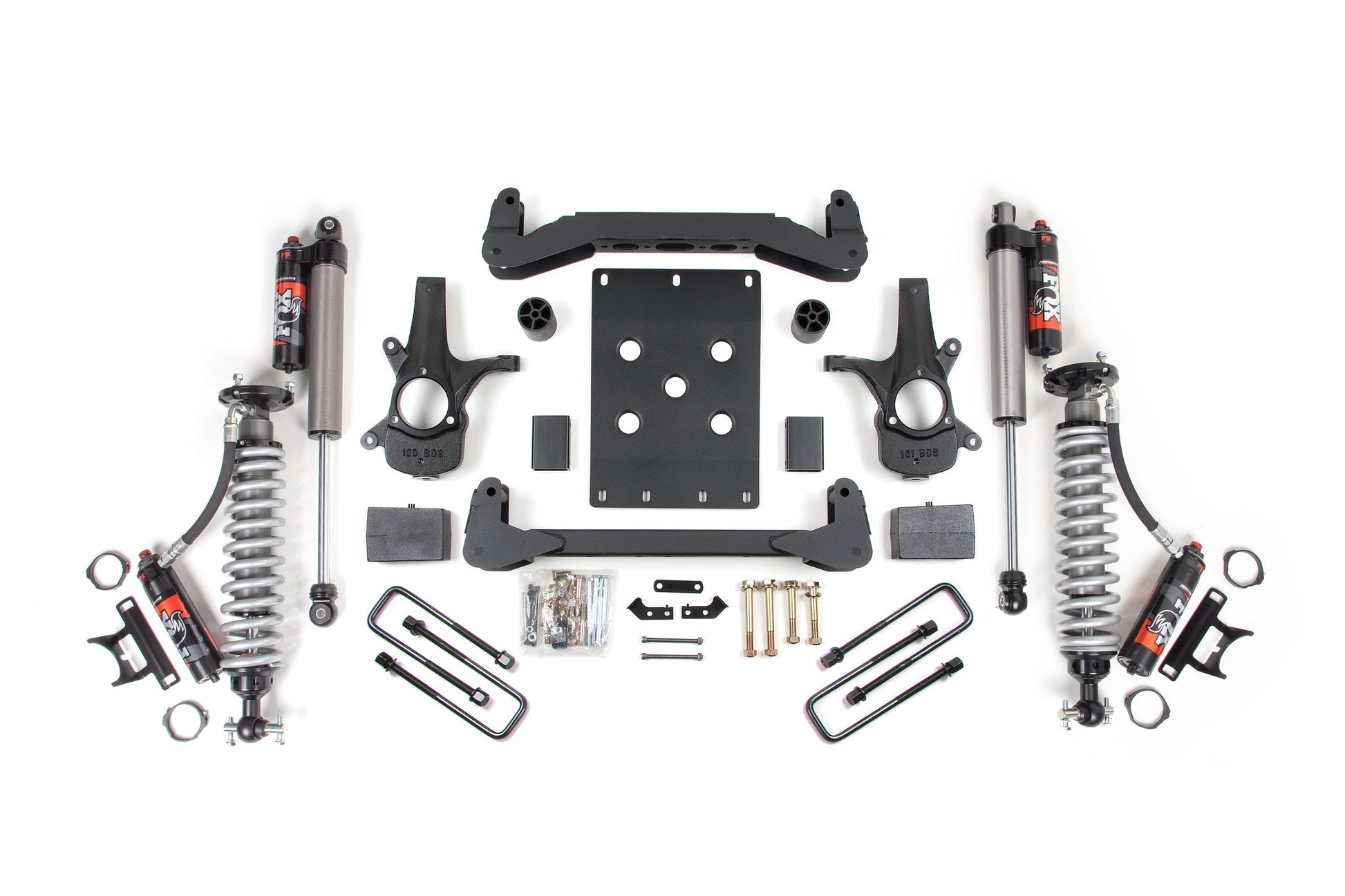 BDS Suspension 4 Inch Lift Kit | FOX Performance Elite Coil-Over | Chevy Silverado or GMC Sierra 1500 (07-13) 2WD - Trucks R Us
