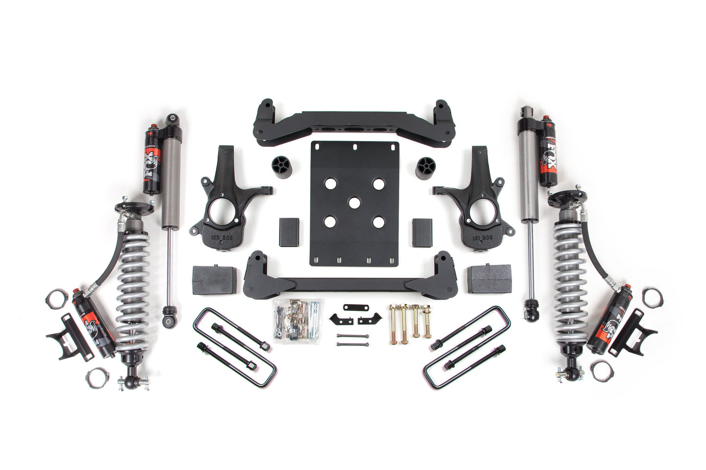 BDS Suspension 4 Inch Lift Kit | FOX Performance Elite Coil-Over | Chevy Silverado or GMC Sierra 1500 (07-13) 2WD