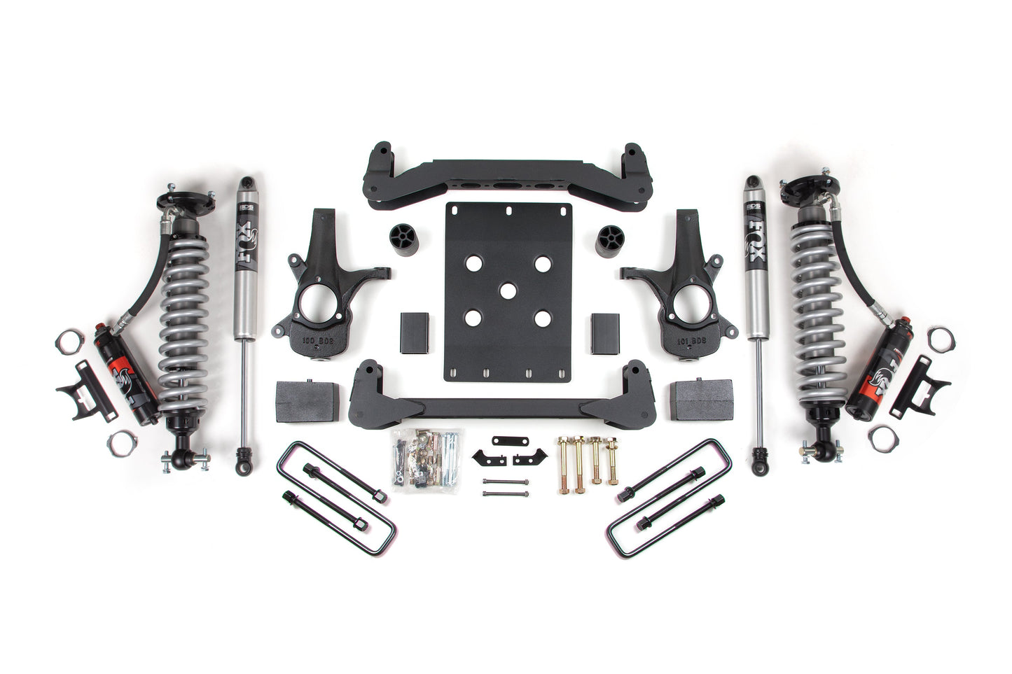 BDS Suspension 4 Inch Lift Kit | FOX Performance Elite Coil-Over | Chevy Silverado or GMC Sierra 1500 (07-13) 2WD