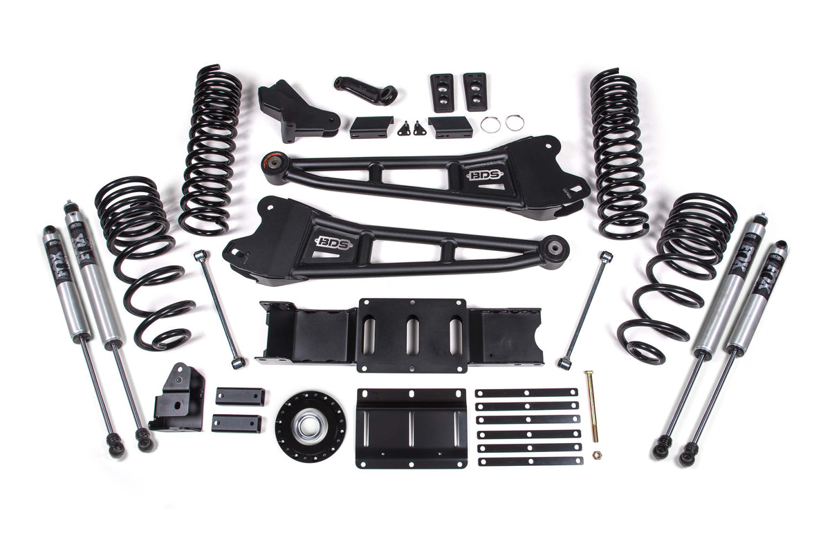 BDS Suspension 6 Inch Lift Kit w/ Radius Arms | Extended Travel | Ram 2500 (25-27) 4WD | Diesel