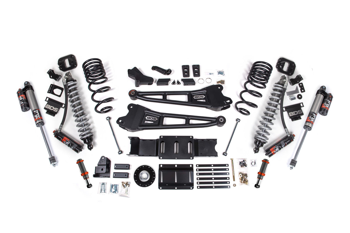 BDS Suspension 4 Inch Lift Kit w/ Radius Arm | Extended Travel | Ram 2500 (25-27) 4WD | Diesel