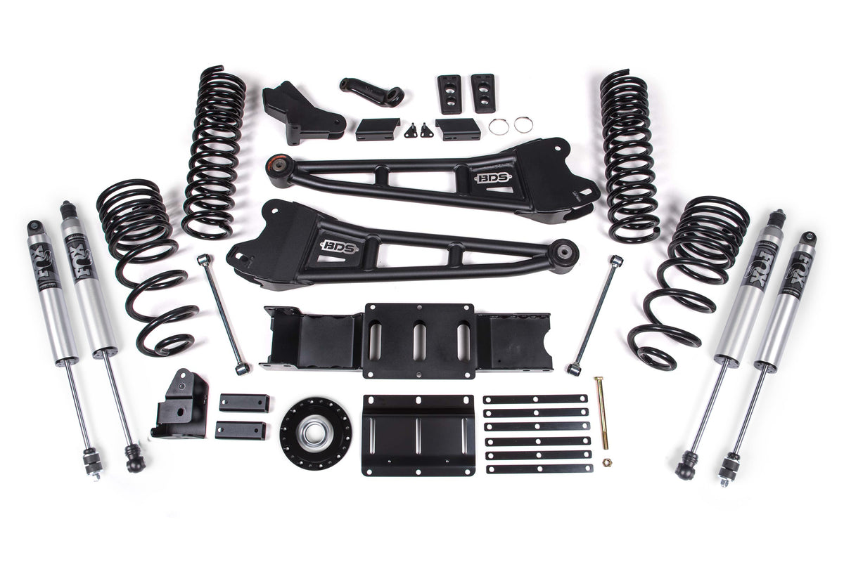 BDS Suspension 6 Inch Lift Kit w/ Radius Arms | Extended Travel | Ram 2500 (25-27) 4WD | Diesel