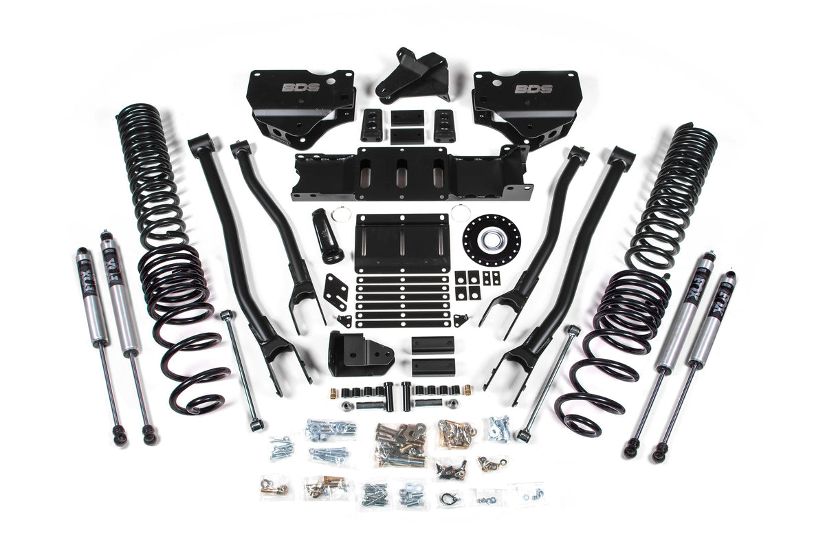 BDS Suspension 6 Inch Lift Kit w/ 4-Link | Extended Travel | Ram 2500 (25-27) 4WD | Diesel