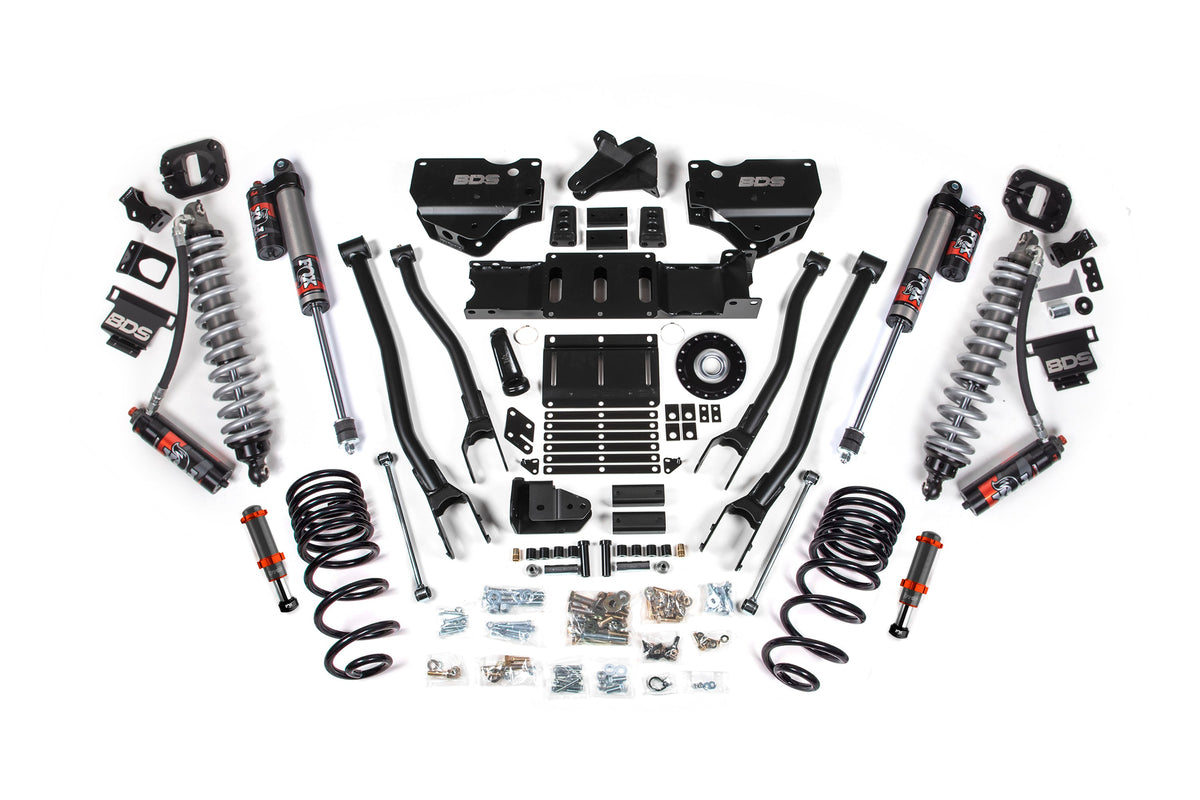 BDS Suspension 4 Inch Lift Kit w/ 4-Link | Extended Travel | Ram 2500 (25-27) 4WD | Diesel