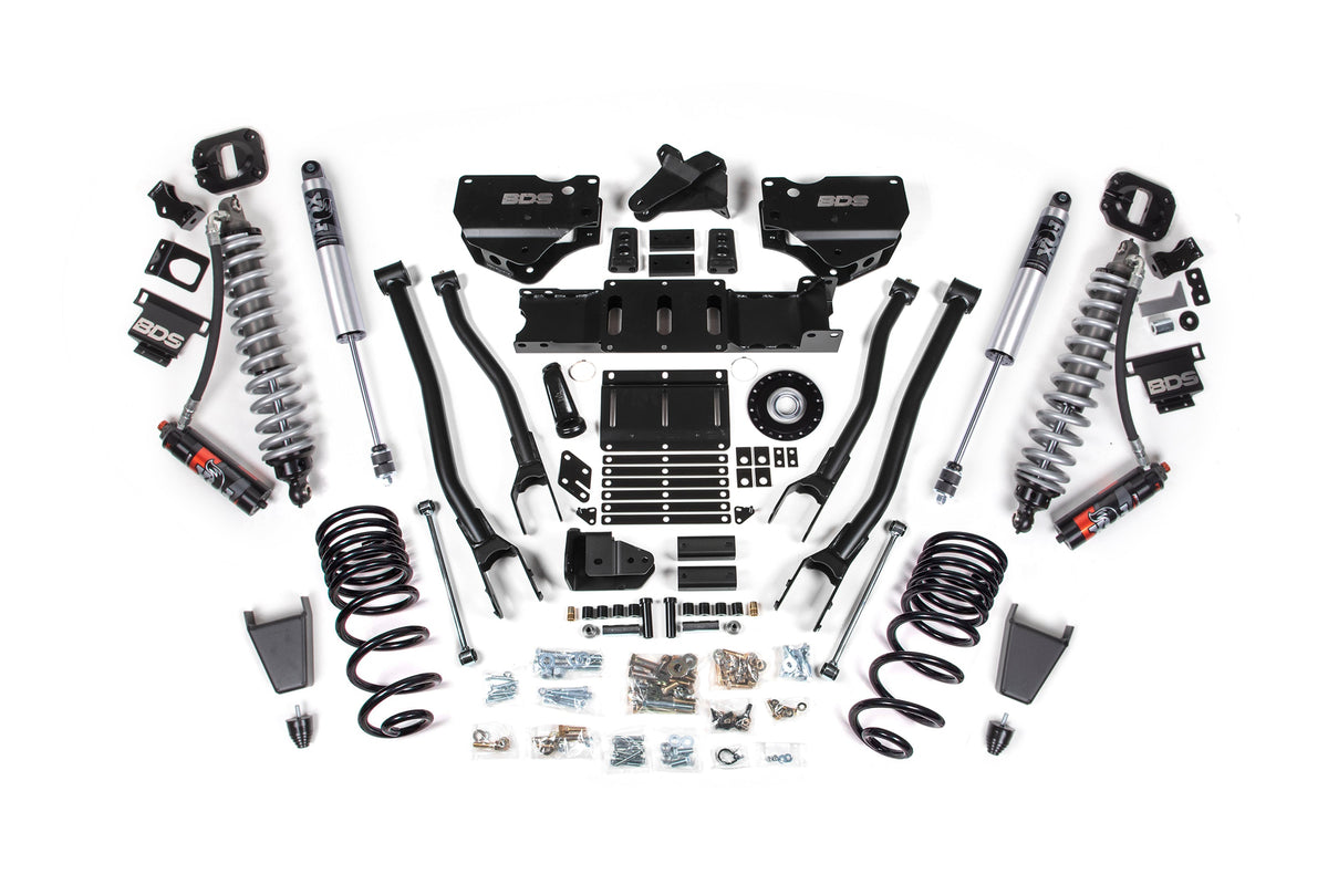 BDS Suspension 6 Inch Lift Kit w/ 4-Link | Extended Travel | Ram 2500 (25-27) 4WD | Diesel