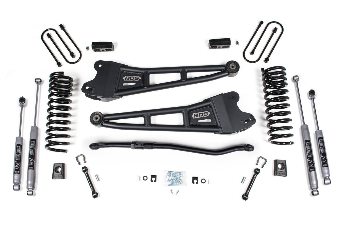 BDS Suspension 3 Inch Lift Kit w/ Radius Arm | Ram 3500 (25-27) 4WD | Diesel