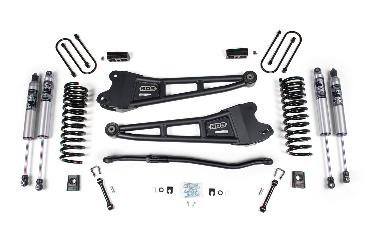 BDS Suspension 3 Inch Lift Kit w/ Radius Arm | Ram 3500 (25-27) 4WD | Diesel