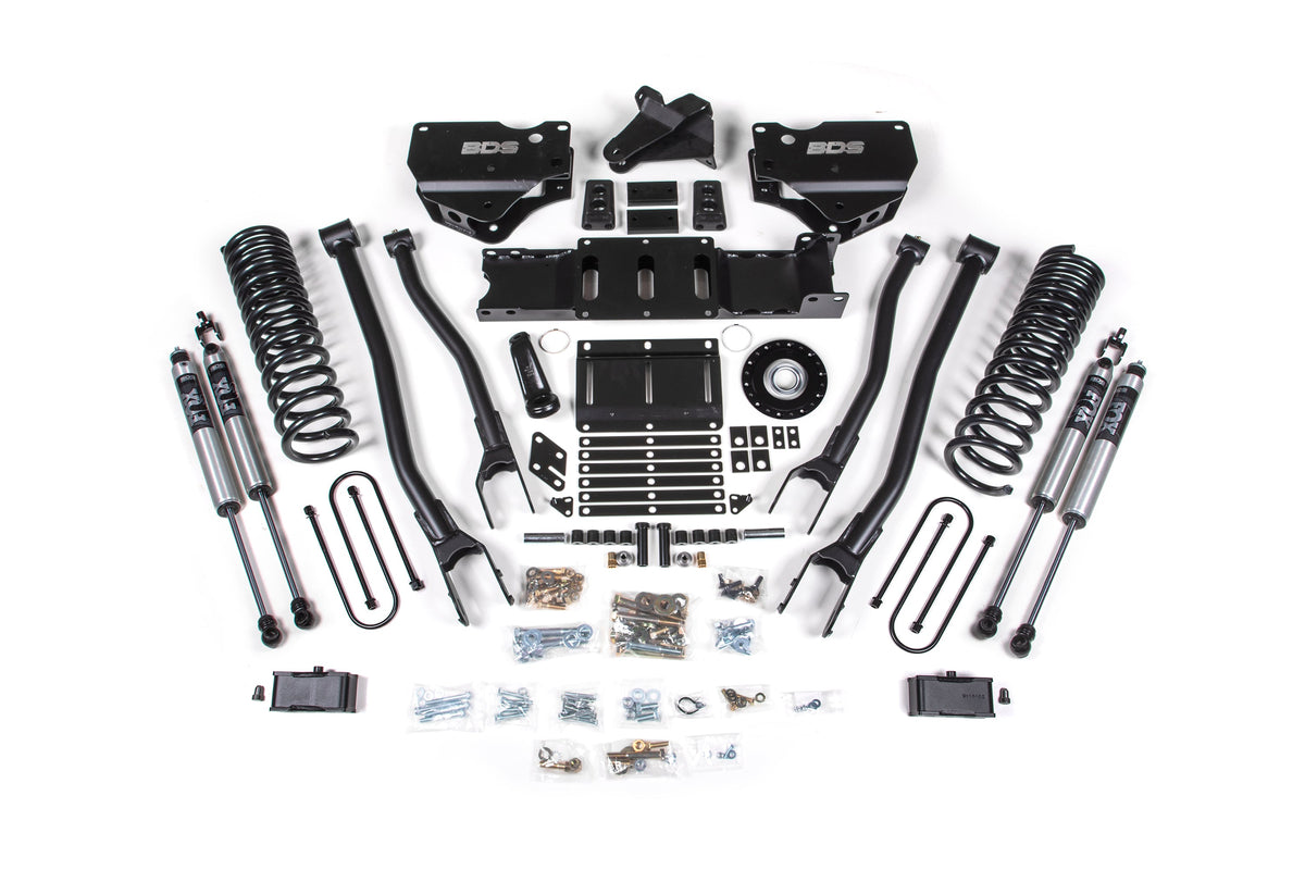 BDS Suspension 5.5 Inch Lift Kit w/ 4-Link | Ram 3500 (25-27) 4WD | Gas