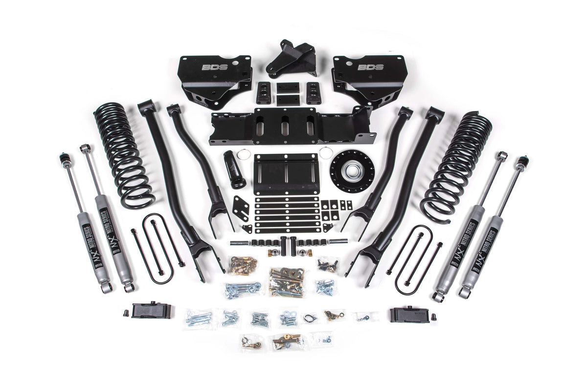BDS Suspension 5.5 Inch Lift Kit w/ 4-Link | Ram 3500 (25-27) 4WD | Gas